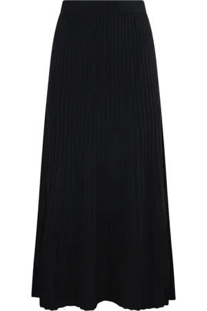 By Malene Birger Spódnice, Kobieta, Czarny, S, Len, Czarna Spódnica Hevina