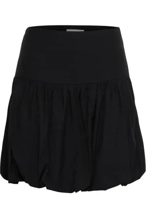 Ichi Spódnice, Kobieta, Czarny, 2XL, Czarna spódnica A-line