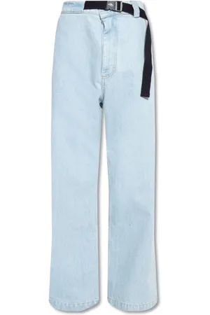 Moncler Jeansy, Mężczyzna, Niebieski, M, Bawełna, Jeansy o prostym krojuy