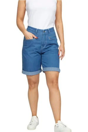 2-Biz Szorty, Kobieta, Niebieski, XL, Denim, Denimowe Szorty Knickers Tessa. Hs 24