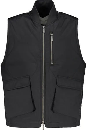 Les Deux Kurtki, Mężczyzna, Czarny, S, Nylon, Padded Nylon Vest with Pockets