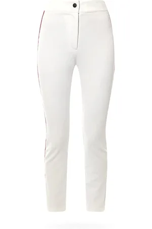 Moncler Spodnie, Kobieta, Biały, M, Bawełna, Stylowe Spodnie