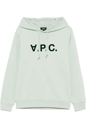 A.P.C. Bluzy, Mężczyzna, Zielony, XL, Bawełna, Bawełniana Bluza z Kapturem