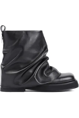 The Attico Buty, Kobieta, Czarny, 37 EU, Skóra, Mini Robin Botki