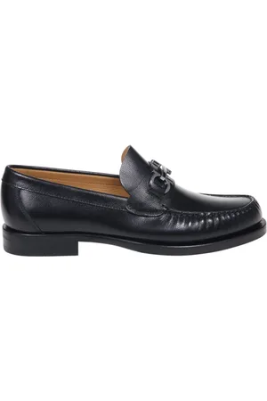 Salvatore Ferragamo Buty, Mężczyzna, Czarny, 39 1/2 EU, Skóra, Klasyczne czarne mokasyny