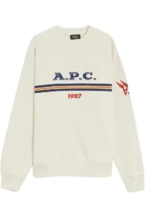 A.P.C. Bluzy, Kobieta, Beżowy, L, Bawełna, Adam Sweatshirt