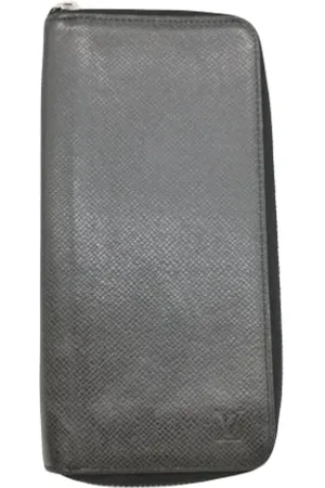 LOUIS VUITTON Pre-owned, Mężczyzna, Czarny, ONE SIZE, Skóra, Pre-owned skórzane portfele