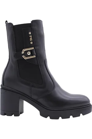 Nero Giardini Buty, Kobieta, Czarny, 37 EU, Stylowe botki do kostki