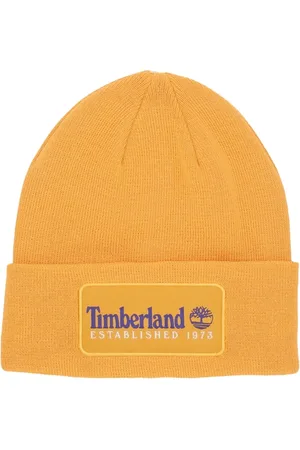 Timberland Akcesoria, Mężczyzna, Żółty, ONE SIZE, Poliester, Czapka Beanie Vintage Dark Cheddar