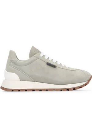 Brunello Cucinelli Buty, Kobieta, Szary, 37 EU, Wygodne Sneakersy na Co Dzień