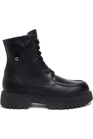 Nero Giardini Buty, Kobieta, Czarny, 39 EU, Skóra, Sznurowane Botki