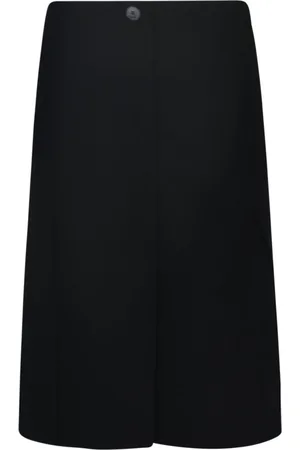 Lanvin Spódnice, Kobieta, Czarny, S, Wełna, Spódnica Midi