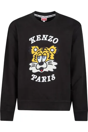 Kenzo Bluzy, Mężczyzna, Czarny, S, Kolekcja haftowanych klasycznych bluz