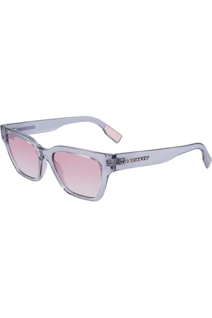 Lacoste Akcesoria, Kobieta, Szary, ONE SIZE, Szare wtryskiwane okulary przeciwsłoneczne z filtrem