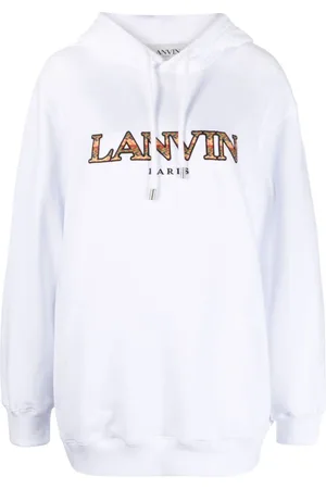 Lanvin Bluzy, Kobieta, Biały, S, Oversized Hoodie