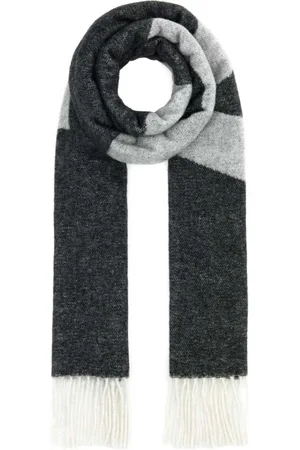 A.P.C. Akcesoria, Kobieta, Szary, ONE SIZE, Wełna, Szary melanżowy szalik Malo z wełny