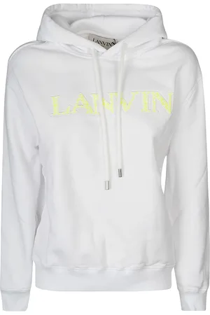 Lanvin Bluzy, Kobieta, Biały, M, Bawełna, Bluza z kapturem Optic