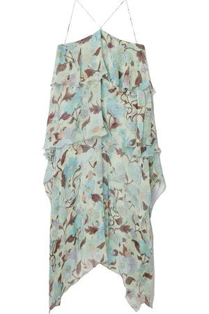 Stella McCartney Sukienki, Kobieta, Wielobarwność, S, Elegancka sukienka z falbanami