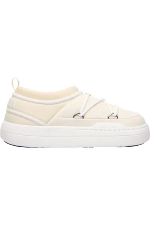Moon Boot Buty, Kobieta, Beżowy, 38 EU, Wsuwane buty Icon z podeszwą flatform