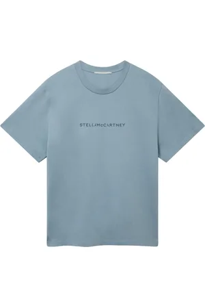 Stella McCartney Koszulki, Kobieta, Niebieski, S, Kultowy T-Shirt