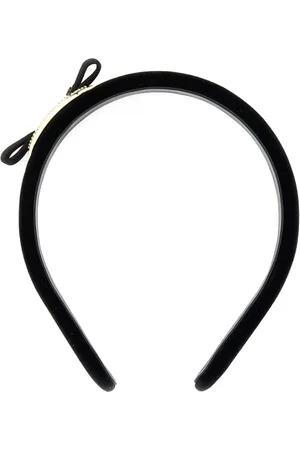 Salvatore Ferragamo Akcesoria, Kobieta, Czarny, ONE SIZE, Aksamitna opaska do włosów