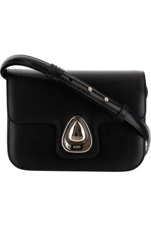 A.P.C. Torebki, unisex, Czarny, ONE SIZE, Skóra, Skórzana Torba Cross Body