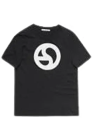 Acne Studios Koszulki, Mężczyzna, Czarny, L, Klasyczna Koszulka T-Shirt