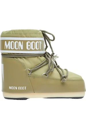 Moon Boot Buty, Mężczyzna, Zielony, 42 EU, Poliester, Wodoodporne śniegowce