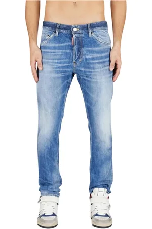 Dsquared2 Jeansy, Mężczyzna, Niebieski, M, Niebieskie Jeansyy