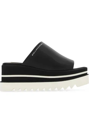 Stella McCartney Buty, Kobieta, Czarny, 40 EU, Poliester, Wsuwane sandały Elyse