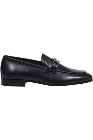 Salvatore Ferragamo Buty, Mężczyzna, Czarny, 41 1/2 EU, Skóra, Balty Mokasynyy