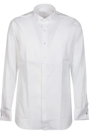 LARDINI Koszule, Mężczyzna, Biały, 3XL, Bawełna, Koszula 105 Bianco