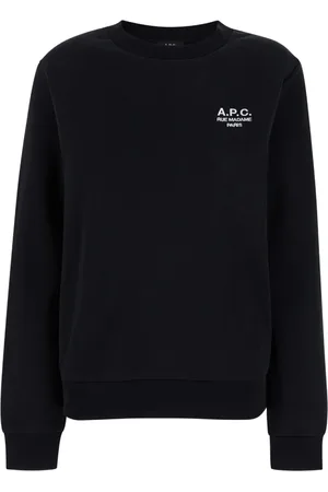 A.P.C. Bluzy, Kobieta, Czarny, S, Bawełna, Rue Madame Sweatshirt