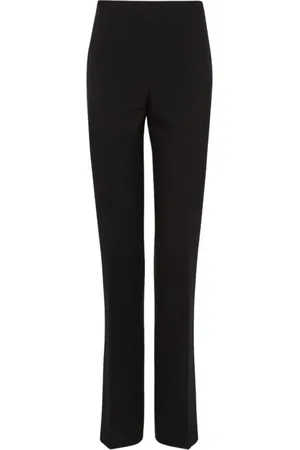 Salvatore Ferragamo Spodnie, Kobieta, Czarny, M, Bawełna, Spodnie Slim-Fit