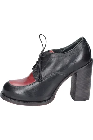 Moma Buty, Kobieta, brązowy, 37 EU, Skóra, Eleganckie botki na obcasie z postarzanej skóry Vintage