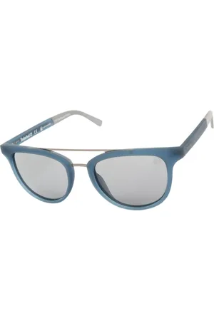 Timberland Akcesoria, Kobieta, Niebieski, ONE SIZE, Okulary przeciwsłoneczne z polaryzacją i metalowymi akcentami