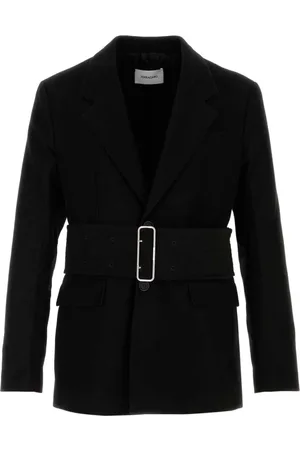 Salvatore Ferragamo Kurtki, Mężczyzna, Czarny, M, Bawełna, Stylowa czarna bawełniana marynarka