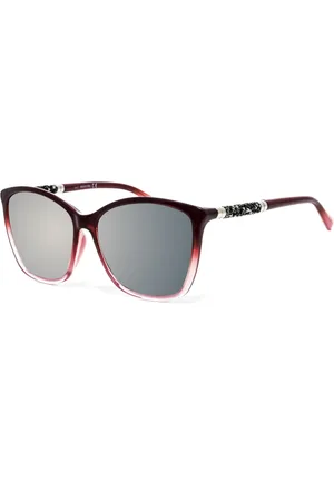 Swarovski Akcesoria, Kobieta, Fioletowy, ONE SIZE, Kwadratowe okulary przeciwsłoneczne z acetatu