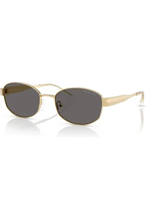 Michael Kors Akcesoria, Kobieta, Żółty, 56 MM, Stylowe okulary przeciwsłoneczne model 1161