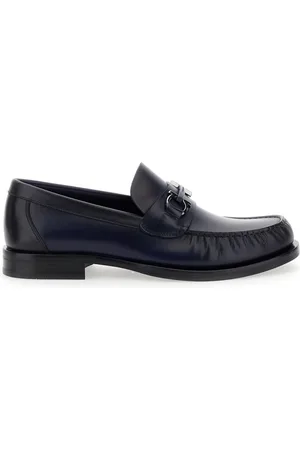 Salvatore Ferragamo Buty, Mężczyzna, Niebieski, 40 EU, Skóra, Fort Mokasyny