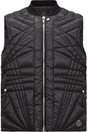 Moncler Kurtki, Kobieta, Czarny, S, Poliester, Kamizelka lotnicza Megapenta