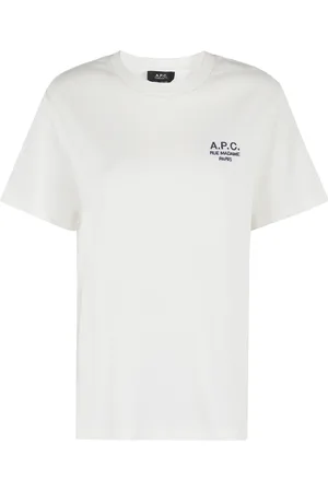 A.P.C. Koszulki, Kobieta, Biały, S, Bawełna, Standardowy T-Shirt