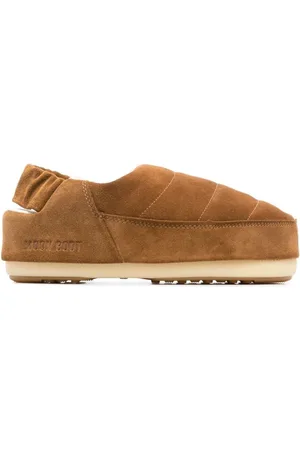 Moon Boot Buty, Kobieta, brązowy, 37 EU, Zamsz, Zamszowe Paski na Sandały