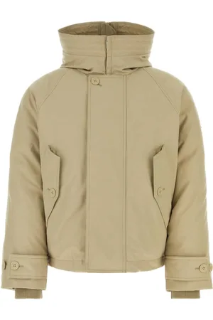 Salvatore Ferragamo Kurtki, Mężczyzna, Beżowy, M, Bawełna, Padded Jacket