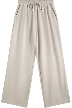 A.P.C. Spodnie, Kobieta, Beżowy, S, Carlota Wide Trousers