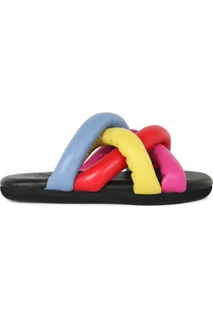 Moncler Buty, Kobieta, Czarny, 39 EU, Klapki Jbraided Slides Buty