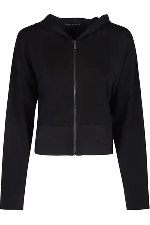 hinnominate Bluzy, Kobieta, Czarny, XS, Bluza z kapturem na zamek