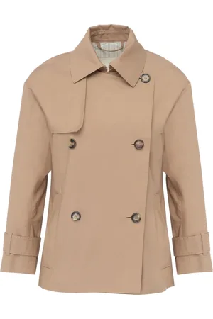Max Mara Kurtki, Kobieta, brązowy, XS, Stylowa Sukienka Zeno
