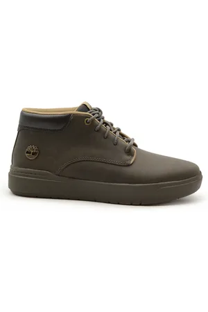 Timberland Buty, Mężczyzna, Szary, 45 EU, Skóra, Szare Skórzane Botki o Nowoczesnym Designie