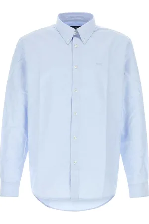 A.P.C. Koszule, Mężczyzna, Niebieski, M, Bawełna, Błękitna Koszula Oxford Greg